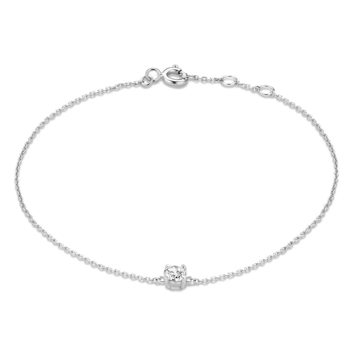 Bracelet Cubic Zirconia Solitaire Chain Bracelet Adjustable