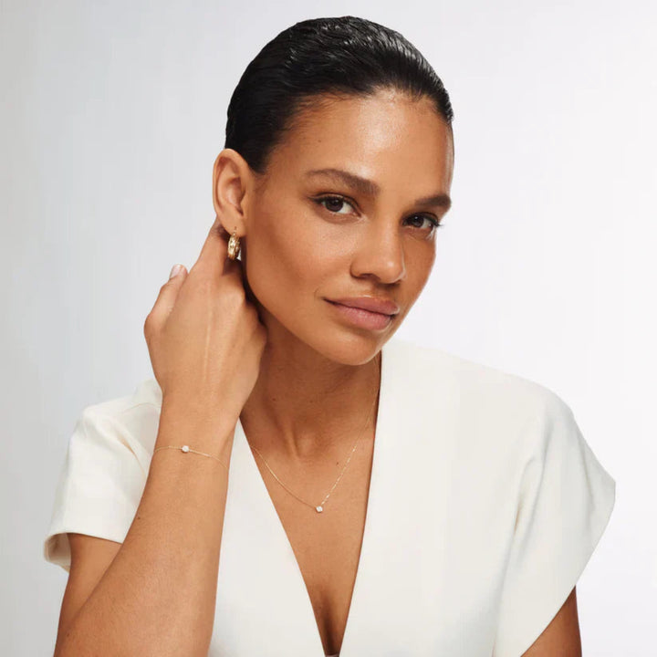 Bracelet Cubic Zirconia Solitaire Chain Bracelet Adjustable