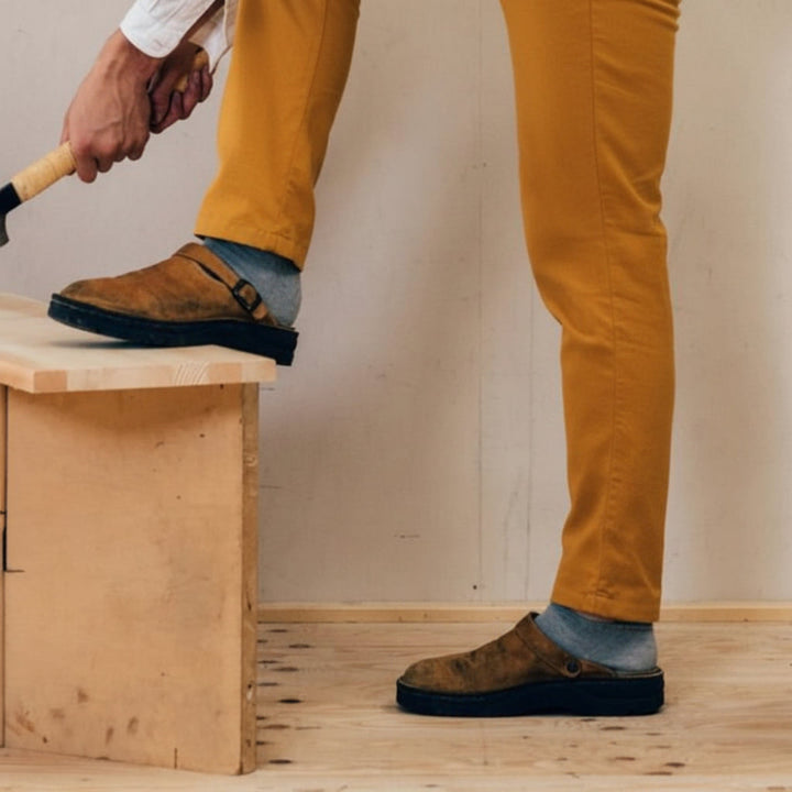 Mens Clogs Adjustable Buckle Slip On Supportive Daily Shoes