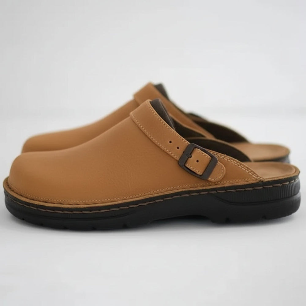 Mens Clogs Adjustable Buckle Slip On Supportive Daily Shoes