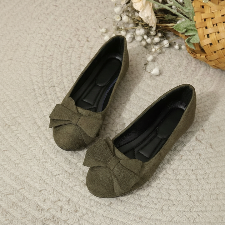 Womens Casual Loafers Shoes Slip On Bow Flats Daily