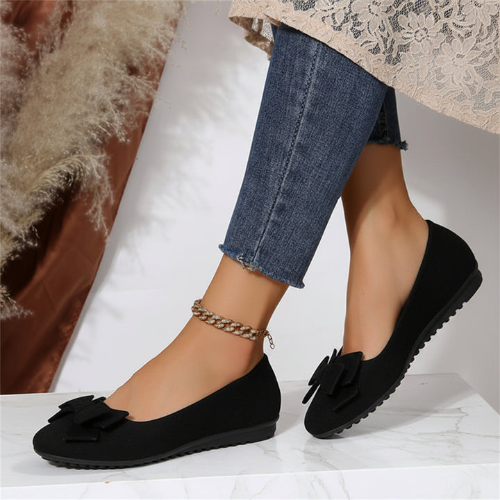 Womens Casual Loafers Shoes Slip On Bow Flats Daily