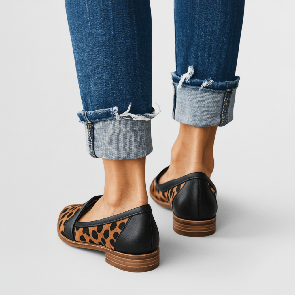 Womens Work Loafers Shoes Comfort Slip On Support