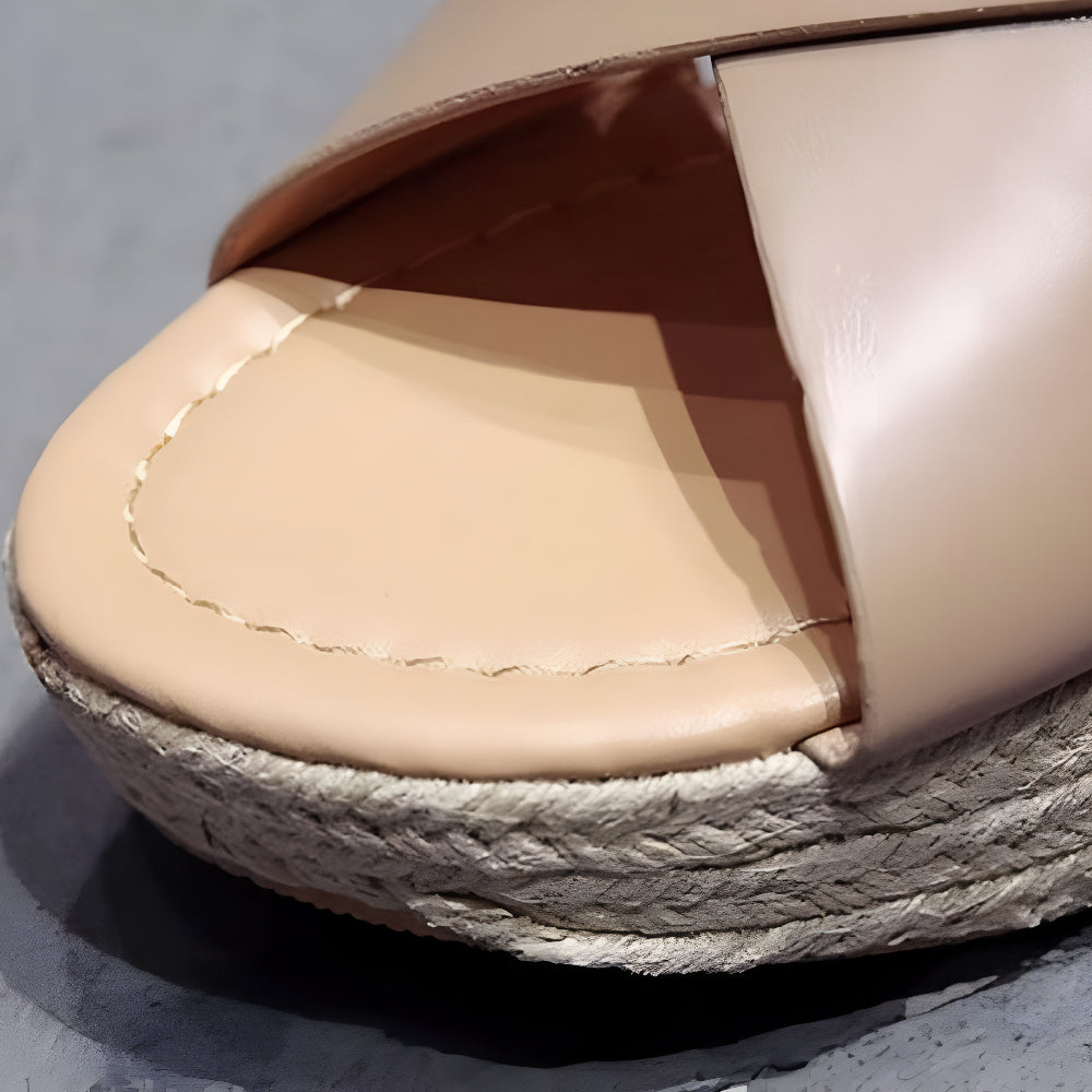 Women's Espadrille Wedge Sandals Platform Open Toe Summer