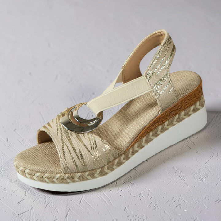 Women's Platform Wedge Sandals Open Toe Style Walking Sandals