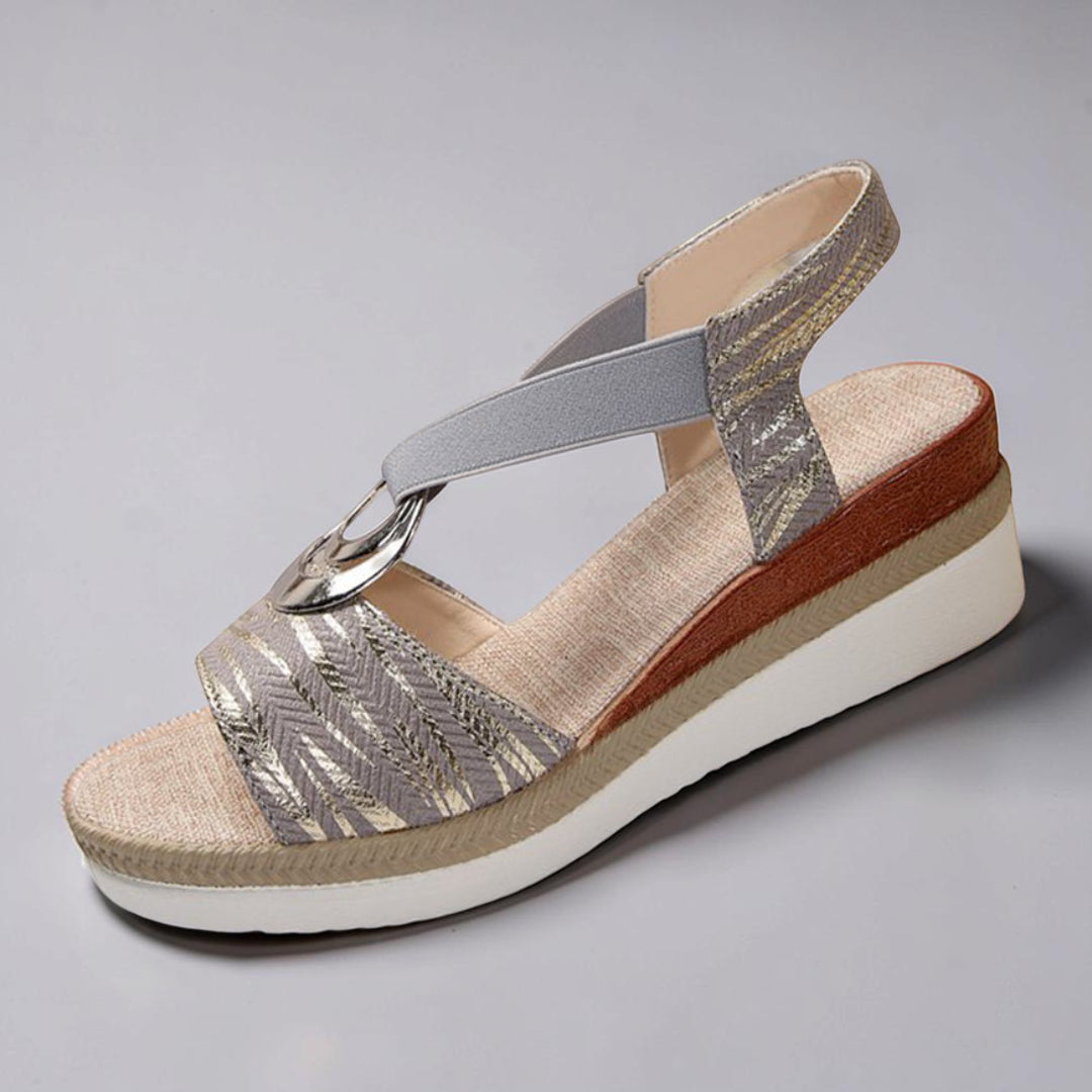 Women's Platform Wedge Sandals Open Toe Style Walking Sandals