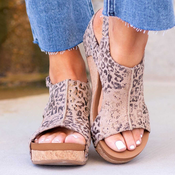 Women's Wedge Sandals Adjustable Straps Platform Summer Shoes