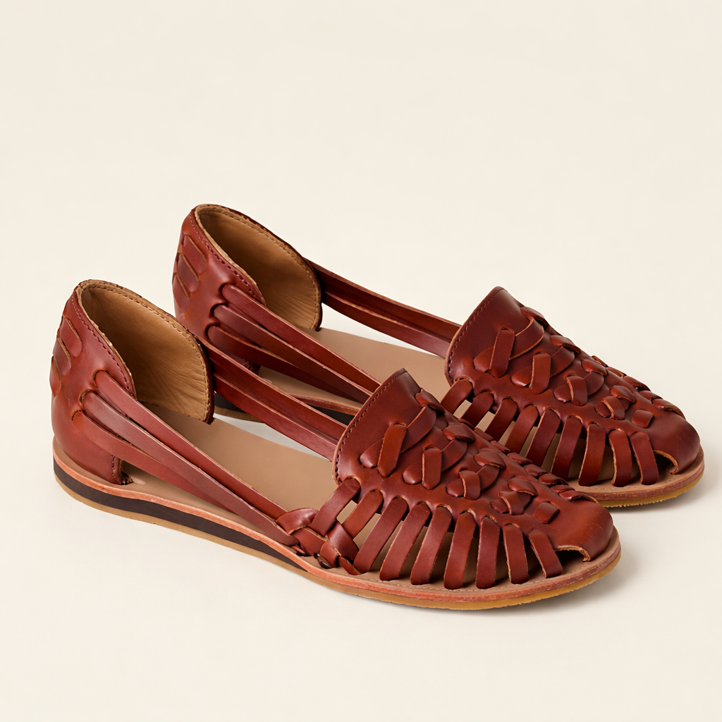 Womens Flats Woven Slip On Casual Walking Ballet Shoes