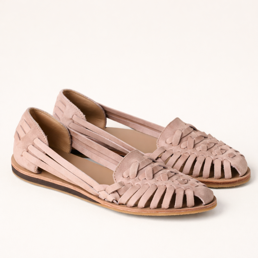 Womens Flats Woven Slip On Casual Walking Ballet Shoes