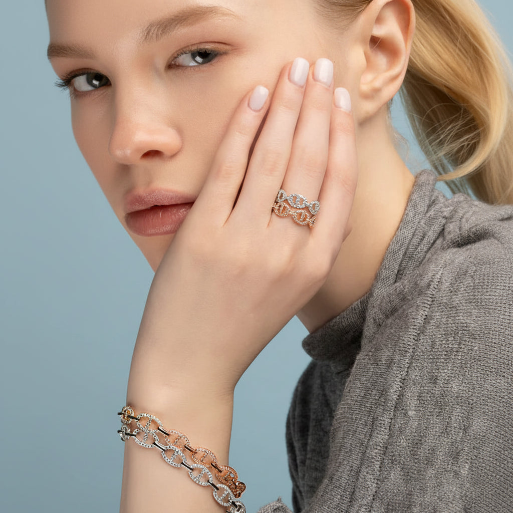 Womens Ring Adjustable Minimalist Fashion Statement Jewelry